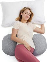 Adjustable W Shaped Pregnancy Pillow for Comfortable Belly, Back, and Hi... - $76.18
