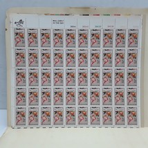 US 1975 Scott # 1580c Merry Christmas Line Perf 10.9 Sheet of 50x 10c MNH Stamps - £38.93 GBP