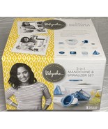 Ayesha Curry 5-in-1 Mandoline &amp; Spiralizer Set Twilight Teal Juicer Grat... - $23.49