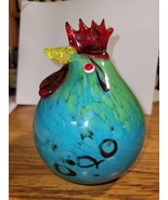 1980s Italian Turquoise Blue and Green Murano Glass Round Rooster Sculpt... - €95,23 EUR 1980s Italian Turquoise Blue and Green Murano Glass Round Rooster Sculpt... - €95,23 EUR