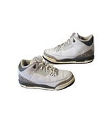 Nike Air Jordan 3 Retro (GS) White Black Iron Shoes (DX6665 100) Size 4.5Y - $39.08 CAD