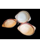 Lugged Cereal Bowl Cardinal by Homer Laughlin Eggshell Nautilus Set of 3... - €26,63 EUR