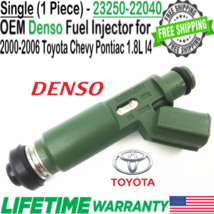 Genuine Denso x1 Fuel Injector for 2000-2006 Toyota, Chevrolet, Pontiac 1.8L I4 - $39.59