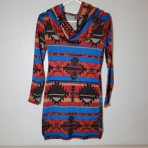 Rue21 Tunic Dress Juniors Womens Medium Long Sleeve Aztec Pattern - £13.55 GBP