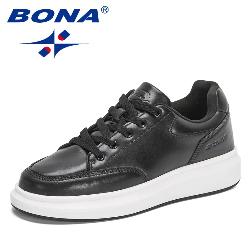BONA 2024 New Designers Platform Casual Shoes Men Fashion   Man  Shoes Wal Comfy - £178.57 GBP