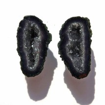 Tabasco Mexican Geode Polished Halves for Earrings Jewelry and Display Tab1205 - £14.51 GBP