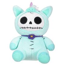 Furrybones Unie Skeleton in Unicorn Costume Small Plush Stuffed Animal - $20.98