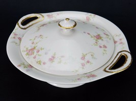 Theodore Haviland Touraine, Round  Lidded Bowl 9.5&quot; Made in America, New York - £23.45 GBP
