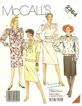 McCall&#39;s 2364 Misses 1 or 2-Piece Dress Palmer Pletsch System Size 14 UNCUT FF - £8.23 GBP