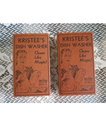 Set of Two Kristee&#39;s Dish Washer Cardboard Boxes for Vintage Style Home ... - £9.40 GBP