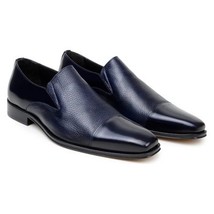 Belvedere Men's Shoes Italian Soft Deerskin ANDREO Navy image 3