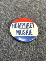 Vintage 1&quot; Humphrey/Muskie Political Button - £3.91 GBP