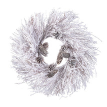 Darice Snow Covered Wreath 24 Inches - £84.12 GBP