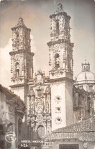 Taxco Guerrero Mexico La Eglisia Catheral~Fema Real Photo Postcard 1940s - $6.14