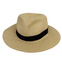 Madewell Packable Straw Fedora Hat S/M Natural Straw - £22.81 GBP