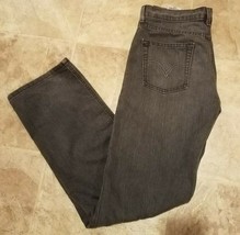 Levi&#39;s Womens 514 Slim Straight Distress Denim Black Jeans Sz 20 Reg 30x30  - $14.55