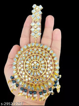 Kundan Tikka Matha TIkka Shish Tikka Head Jewelry Set Wholesale Gold Plated f - £12.56 GBP