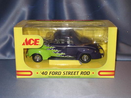 First Gear Ace Hardware 1940 Ford Street Rod Coin Bank. - $45.00