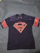 DC Superman Clark Kent Football Jersey #99 Blue Size Large - $9.60