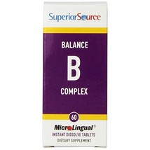 Superior Source Balance B Complex with extra Folic Acid and Biotin Nutri... - £9.13 GBP