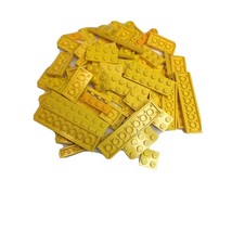 LEGO Lot 68  Pieces Yellow Assorted Flat Building Bricks u - $10.99