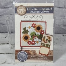 MARCH LUCKY CHARMER 12 x 12 Little Quilts Squared Calendar series UNCUT ... - $9.89