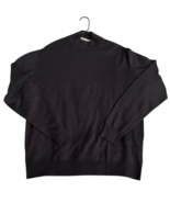 Ermenegildo Zegna Sweater Men XL Black Wool Silk &amp; Cashmere Blend Italy ... - $141.55