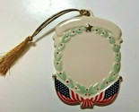 Lenox Service Member Thank You Ornament  Military American Flag Christma... - $18.00