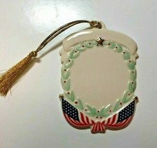 Lenox Service Member Thank You Ornament  Military American Flag Christma... - $18.00