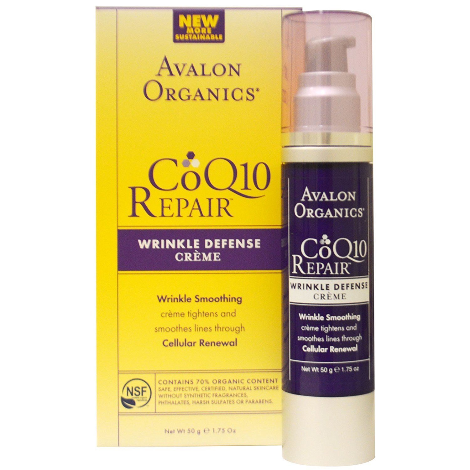 Avalon Organics Organics CoQ10 Repair Wrinkle Defense Creme Broad Spectrum SPF15 - $49.99