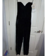 Scott McClintock Jumpsuit Size 4 Petite Black Velvet Evening Vintage New... - £46.92 GBP
