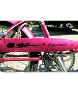 Black RAIL &quot;Liquidator 3&quot; Drag Car  STICKER fit Huffy Banana Muscle Bike... - $14.95