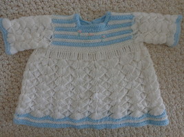 VTG Baby Girl’s Knitted Dress Made by Novelty Knit (1545)  1 year – 18 months. - £14.33 GBP