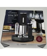 New Rabbit Electric Wine Opener 8 Piece Set (Foil Cutter, Aerator, Stopp... - $32.00