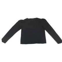 Nasty Gal Collection Womens Blouse Black Long Sleeve Scoop Neck Pullover Top 10 - £5.76 GBP