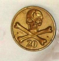 Peter Pan Hidden Treasure Set Plastic Pirate Coin Figure Accessory Matte... - $7.99