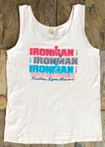 VTG 1983 IRONMAN Triathlon World Championship Tank Top T-Shirt-L-Hawaii - £36.78 GBP
