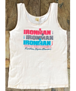 VTG 1983 IRONMAN Triathlon World Championship Tank Top T-Shirt-L-Hawaii - £37.95 GBP