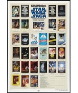 Star Wars Saga Movie Poster Checklist Movie Poster #01 24x36in - £70.04 GBP