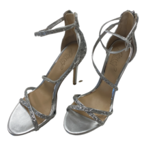 Jewel Badgley Mischka Womens Jolene Dress Sandal Color Silver Size 6 - £94.36 GBP
