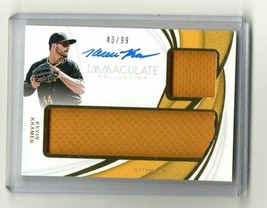 2019 Immaculate Collection #10 Kevin Kramer Jersey Auto #43/99 RC - £5.30 GBP