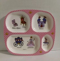 Baby Cie Plate Princess French Portion Plate - $10.88