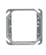 25- Pack Steel City 4&quot; 2-Gang Square Mud Ring (52C18) 9.0 Cu. In Raised ... - £36.16 GBP