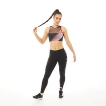 adidas womens Unleash Confidence Bra Top Black/White/Pink/Black X-Small - $27.72