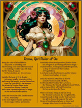 Ozma, Girl Ruler of Oz 8.5x11&quot; Photo Print Carl Harker Poem &amp; Art  Poster Signed - $8.30