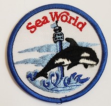 Vintage Sea World 3&quot; Embroidered Patch - £3.88 GBP