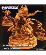 3D Printed Papsikels Sci-Fi Liberated Gigerian King with Minions Aliens ... - $707.24 MXN+