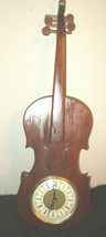 Vintage Quartz violin instrument wall clock - £48.14 GBP
