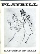 Playbill Dancers of Bali ANTA Theatre New York 1957  - $13.86
