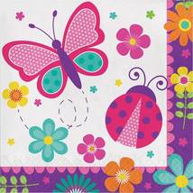 Butterfly Garden Lunch Napkins (16ct) - $0.99